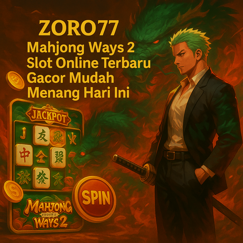 Galeri foto Zoro77: Temukan Sensasi Permainan Daring Terbaik dengan Mahjong Ways dengan kesempatan menang tinggi di Jakarta